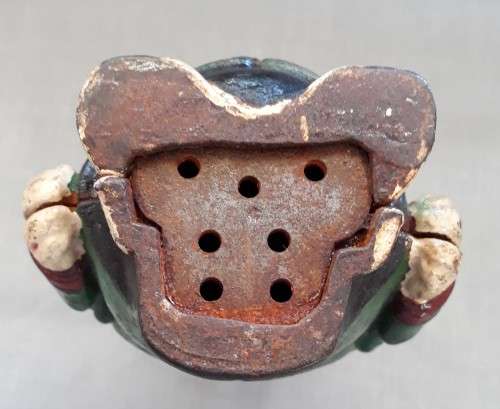 CIRCA 1900 CAST IRON PAUL KRUGER TRANSVAAL MONEY BOX (NO PIPE)