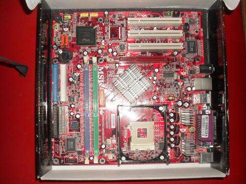 P4 MOTHERBOARD SECONDHAND as-is, WORKING status unknown