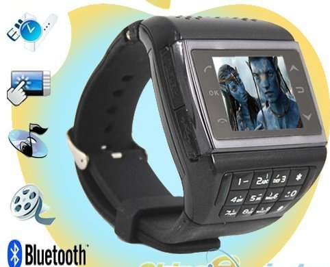 NEW UNLOCKED *AVATAR* QUAD-BAND WATCH CELLPHONE