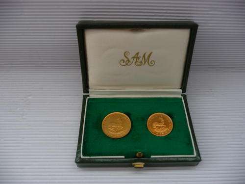 1977 Twin Proof set - Gold Two Rand & One Rand
