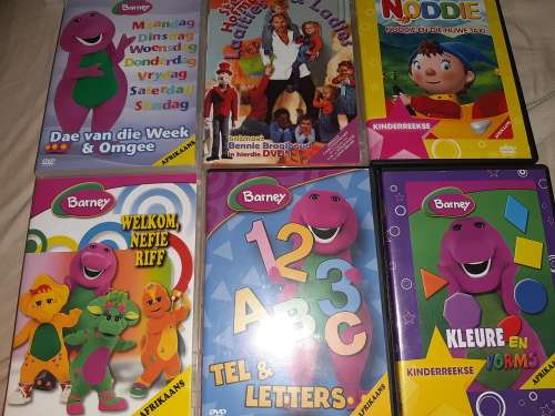 Afrikaans Dvd's x6 for kids