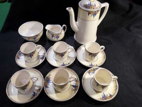 J&G Meaken Demitasse Coffee Set - Bid Now!!!!