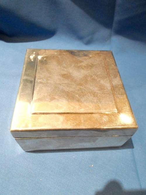 Silver plate jewelry box - A beautiful piece at a low price, bid now!