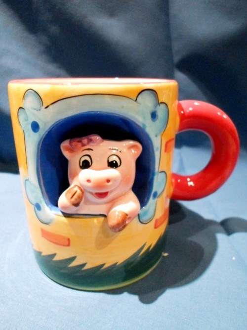 Animal character mug - Piggy - A stunning mug for the young one - Giveaway price! -  Bid Now!!!