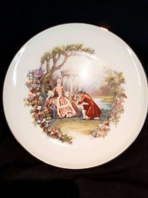 Constantia fine china - Victorian couple with man proposing