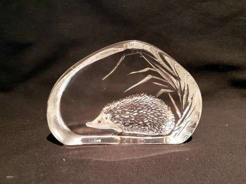 Mats Johannson - Lead crystal Hedgehog - Absolutely stunning!! - Bid now!