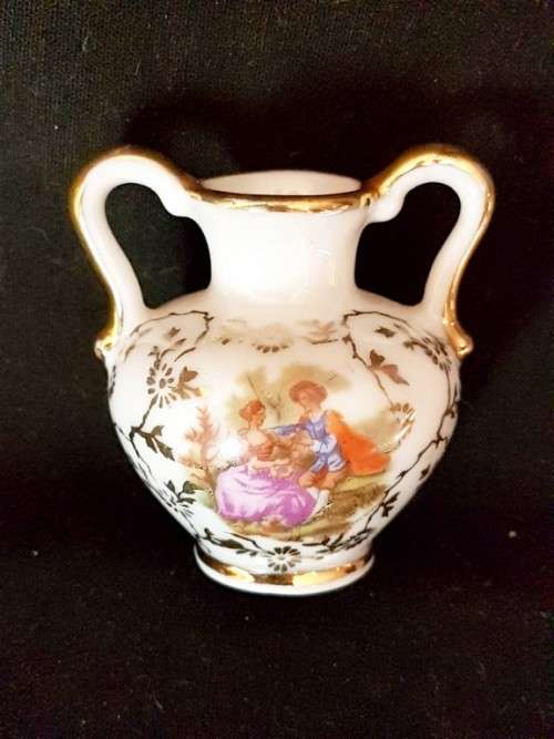 Limoges - Miniature 2 handled vessel - Low Price - Bid Now!!!