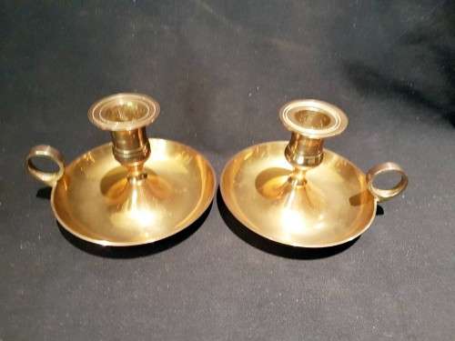 Brass candle holders - A stunning pair - Act fast and bid now!