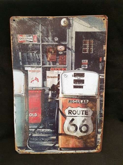 Route sixty-six - petrol pumps