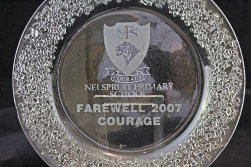 Nelspruit farewell plate - Beautiful! - Low price!! - Bid now!