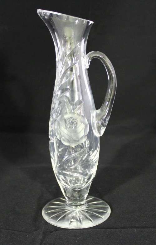 Rose cut crystal jug vase - Stunningly beautiful!! - Bid Now!!!