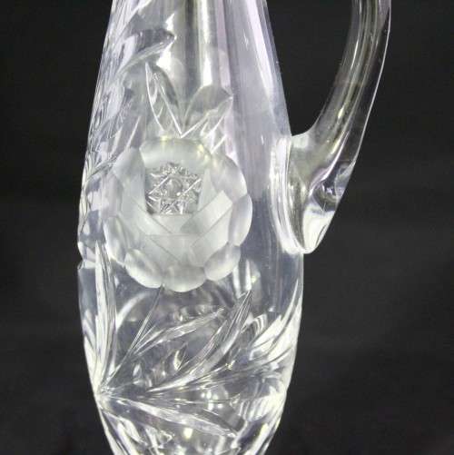 Rose cut crystal jug vase - Stunningly beautiful!! - Bid Now!!!