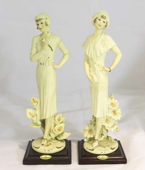 Guiseppe Armani - Florence - 2 stunning figurines - A treasure! One low price! Bid now!