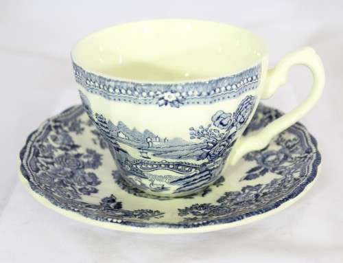 Myott Meakin  - Blue and white - Duo - Beautiful!! - Low price, bid now!