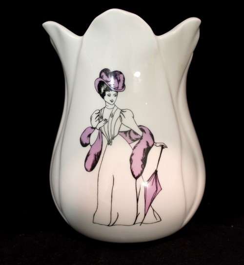 Limoges pink vase - Beautiful! - Bid Now!!!