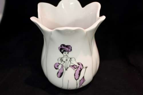 Limoges pink vase - Beautiful! - Bid Now!!!