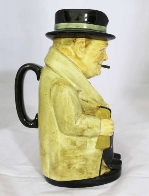 Royal Doulton - Character Jug - Winston Churchill - Large & Beautiful! - Low price! Bid Now!!!