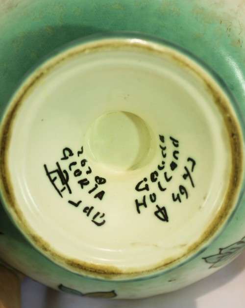 Gouda bowl with lid - Very ornate! - Beautiful! - Low price!! - Bid Now!!