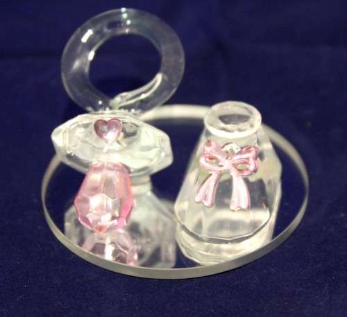 Glass dummy and bootie - Absolutely stunning!! - Low price! - Bid now!