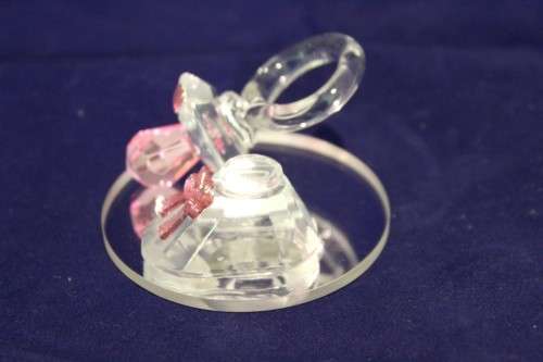 Glass dummy and bootie - Absolutely stunning!! - Low price! - Bid now!