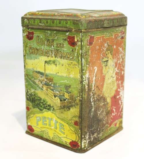 Pette - Pure Cocoa Tin - Holland - A vintage beauty!! - Bid Now!!!