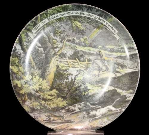 AK Kaiser - Rabbit hunt - Display plate - A beauty! - Bid Now!!!