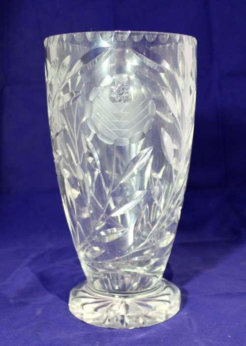 Rose cut - Vase - Stunning! - Bid Now!!!