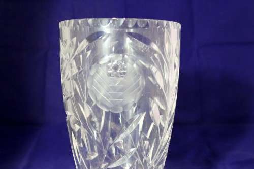 Rose cut - Vase - Stunning! - Bid Now!!!