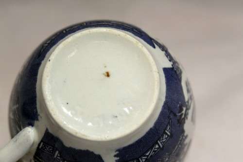 Alfred Meakin - Old Willow - Trio - Blue and white - Stunning! - Bid Now!!!