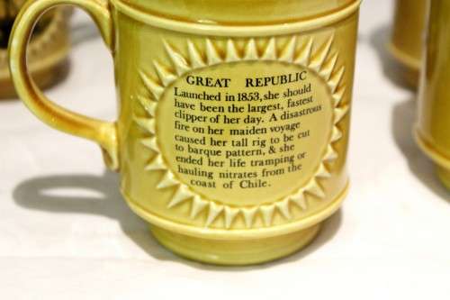 Old Foley - Great Republic - 6 Coffee mugs! - A beautiful set! - Bid Now!!!