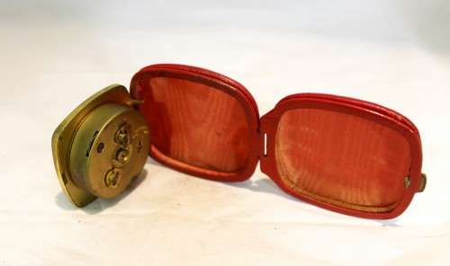 Kiengle - 7 Rubis - Traveling clock in a pouch - Beautiful! - Bid now!!