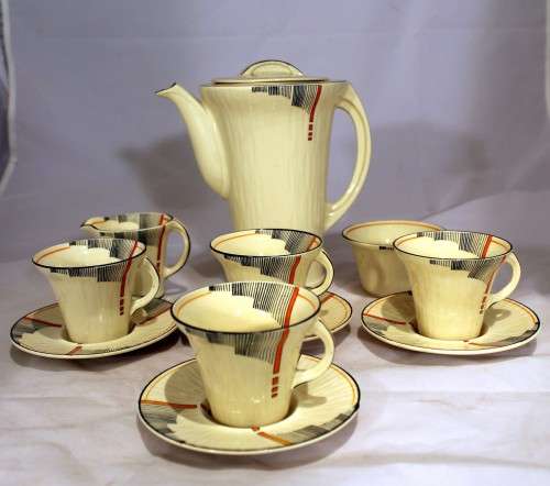 Burleigh Ware - Art Deco style - Tea set - A stunner! - Bid Now!!!
