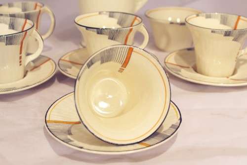 Burleigh Ware - Art Deco style - Tea set - A stunner! - Bid Now!!!