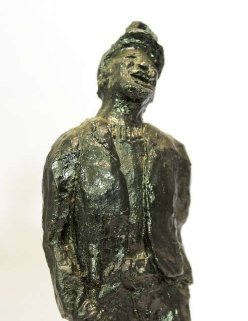 Ebonised miner sculpture - A beauty! - Bid Now!!!