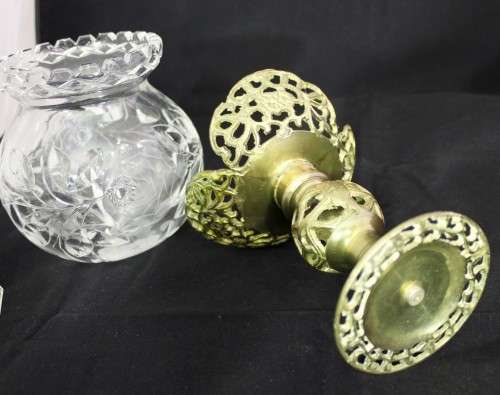 Rose cut bowl on a stand - Magnificent! - Bid Now!!!