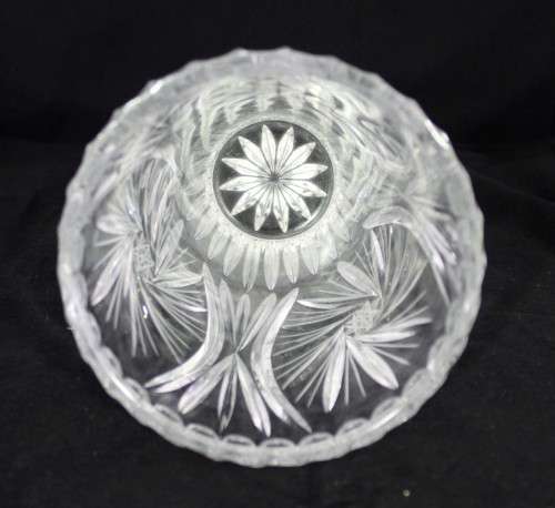 Large cut glass vase - Beautiful!! - Bid Now!!!