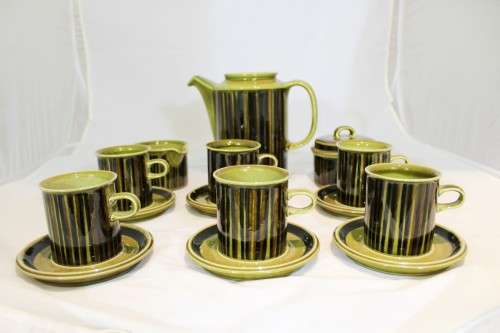 Arabia - Finland - Kosmos - Retro coffee set - Stunning! - Bid Now!!!