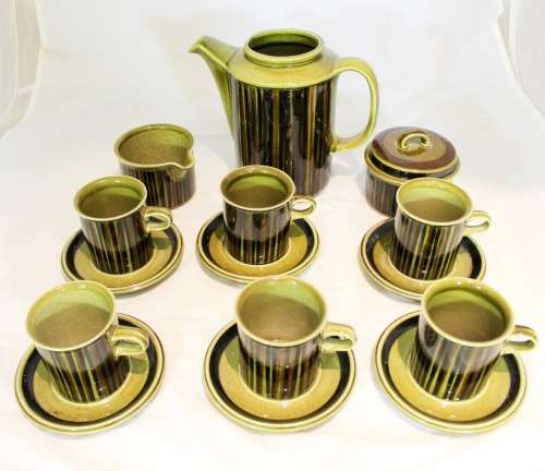 Arabia - Finland - Kosmos - Retro coffee set - Stunning! - Bid Now!!!