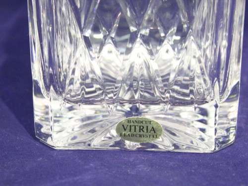 Vitra - Lead crystal cut decanter - Magnificent! - Bid Now!!!