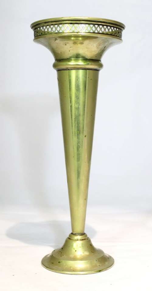 Fluted vase - Silver plated - Lovely! - Bid Now!!!