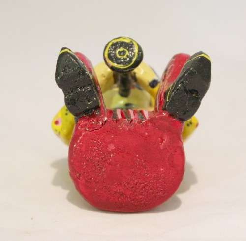 Carved monkey playing trumpet - A beauty! - Bid Now!!!