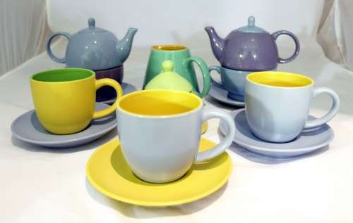 Regent - Harlequin tea set - Beautiful! - Bid Now!!!