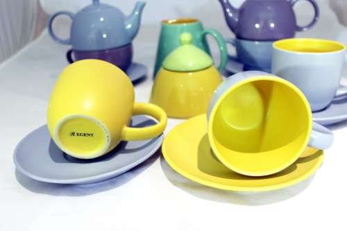 Regent - Harlequin tea set - Beautiful! - Bid Now!!!