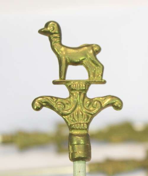 Sosatie skewers - Brass tops - Stunning - Bid Now!!!