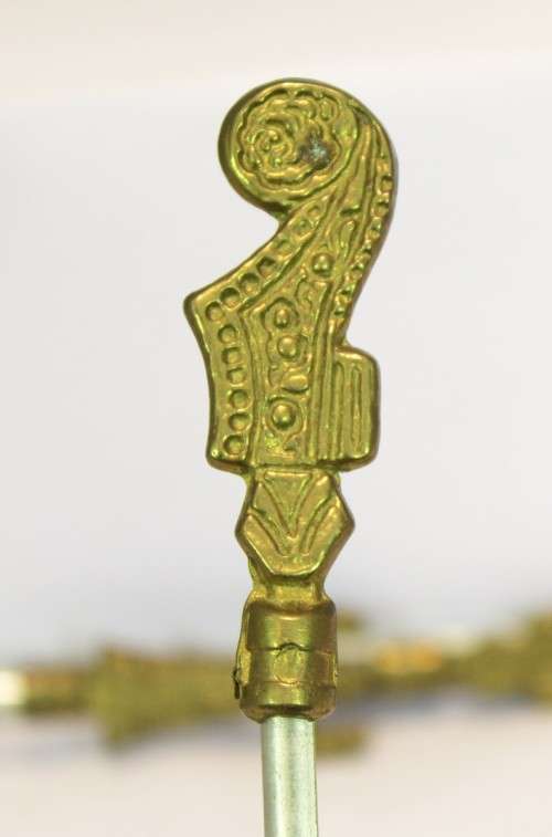 Sosatie skewers - Brass tops - Stunning - Bid Now!!!