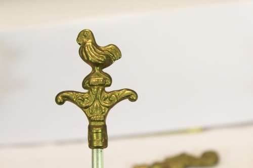 Sosatie skewers - Brass tops - Stunning - Bid Now!!!