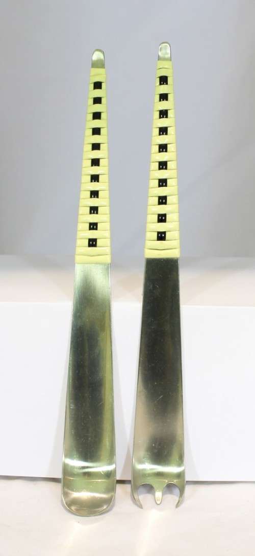 Salad servers - Gabis - Sweden - Stainless steel - Beautiful! - Bid Now!!!