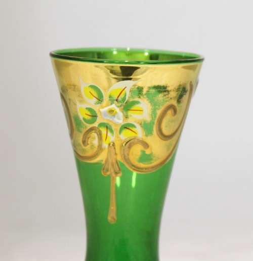 Venetian style vase - Green vase - A beauty!! - Low price!! - Bid Now!!!