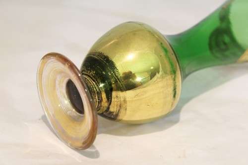 Venetian style vase - Green vase - A beauty!! - Low price!! - Bid Now!!!