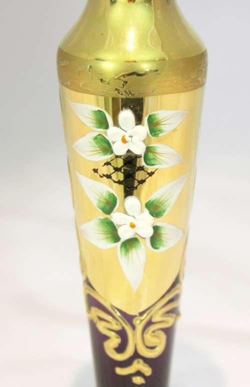 Venetian style vase - Purple slim vase - A beauty!! - Low price!! - Bid Now!!!